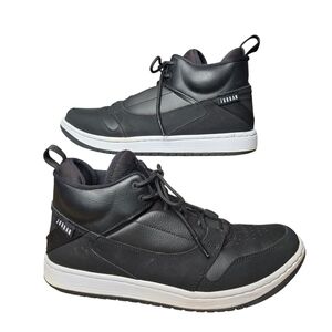 Jordan Mens Fadeaway Black Sneakers Shoes A01329-011 Size 9.5